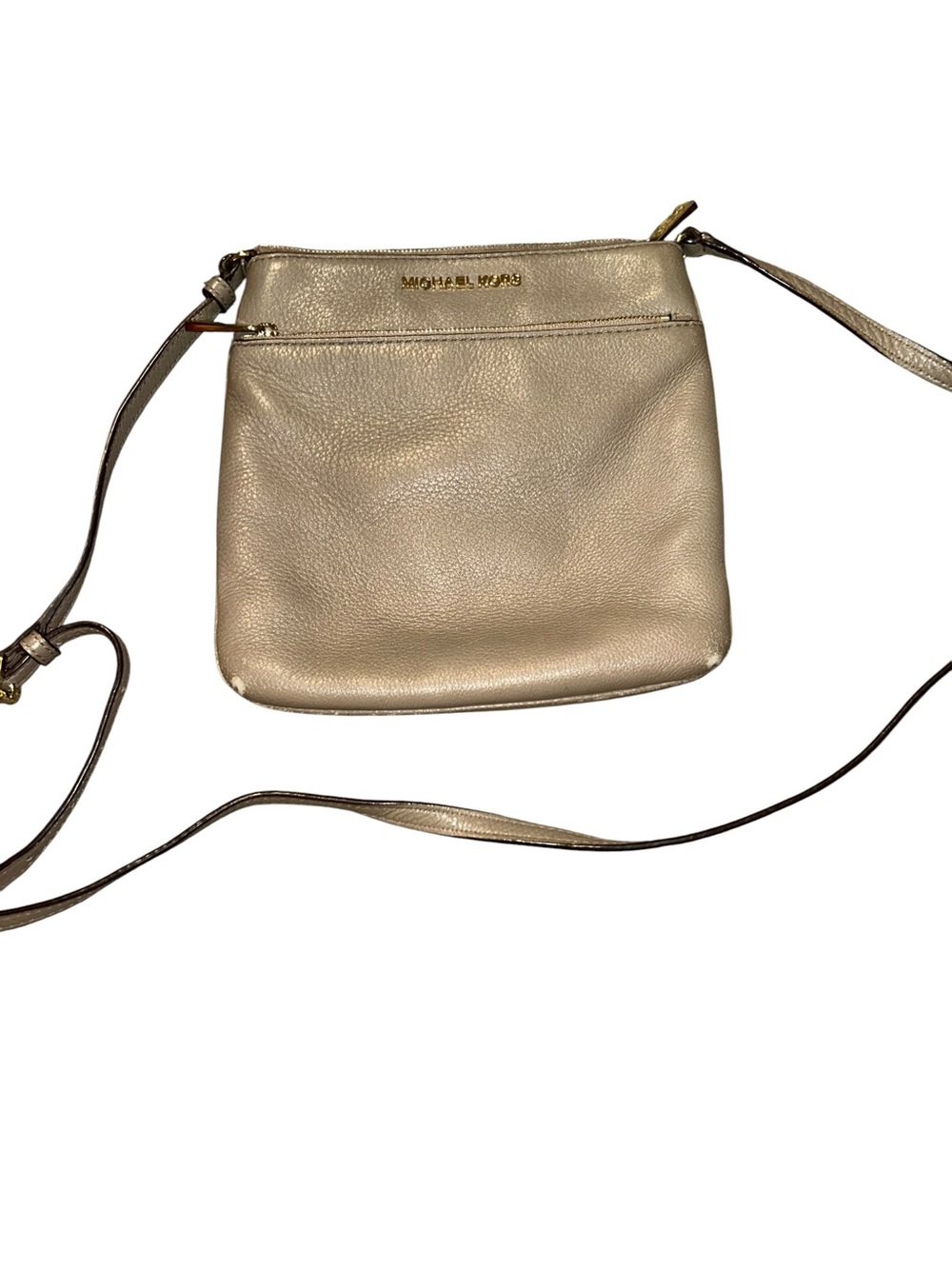 Michael Kors Metallic Champagne Crossbody Bag